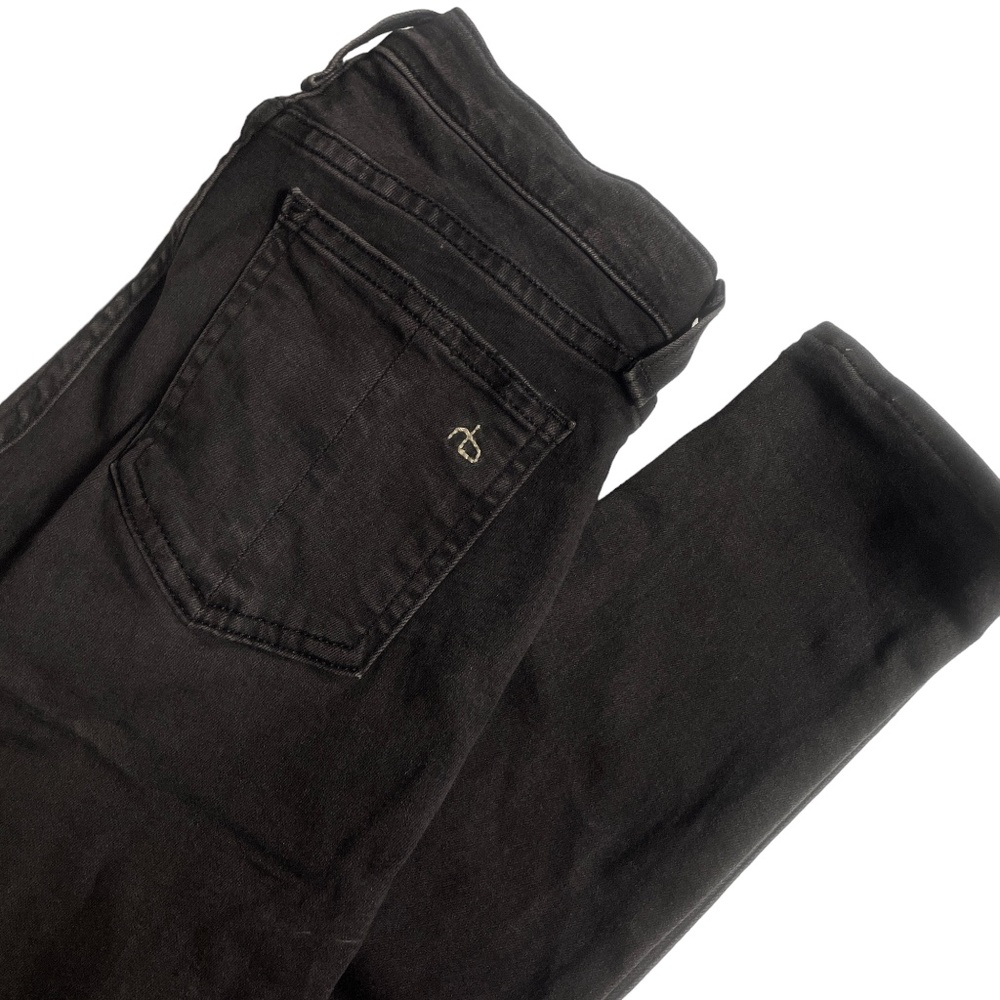 Rag & Bone 26 Leggings Black Jean Denim Like‎